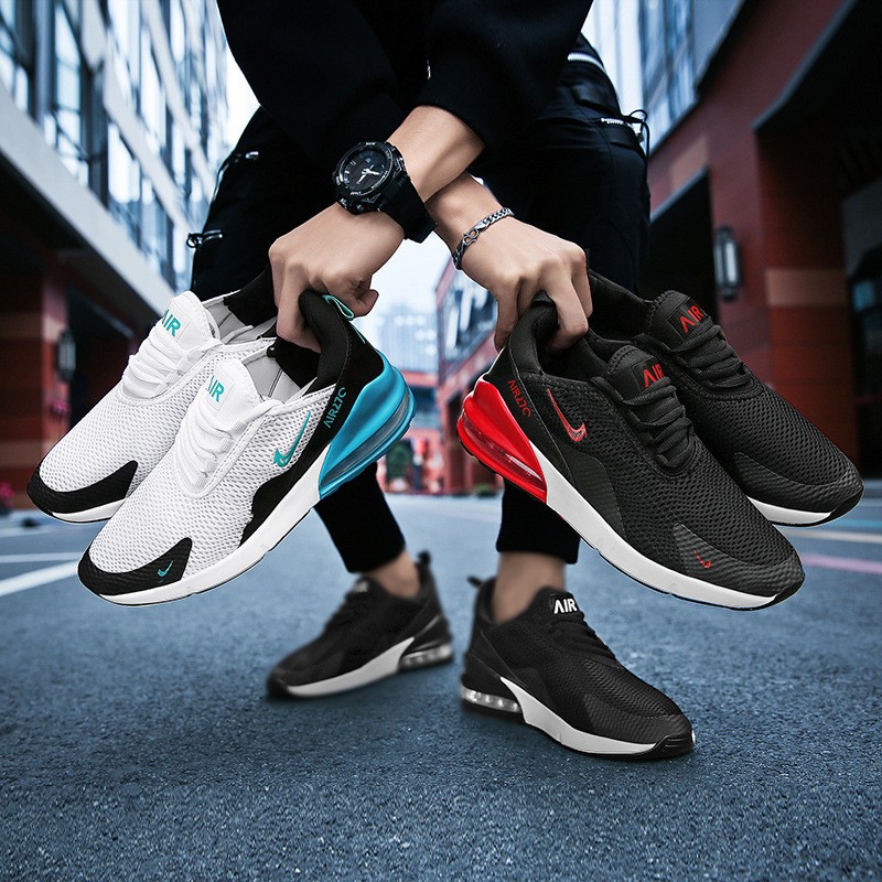 2023 Summer New Internal Heights Men's Shoes Sports Leisure Network Shoes Bad Men's Youth Net Cloth Cushion Shoes 270