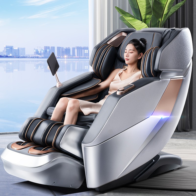 Factory direct sales luxury high -end massage chair space compartment SL guide rail all automatic home large -scale sofa chairs
