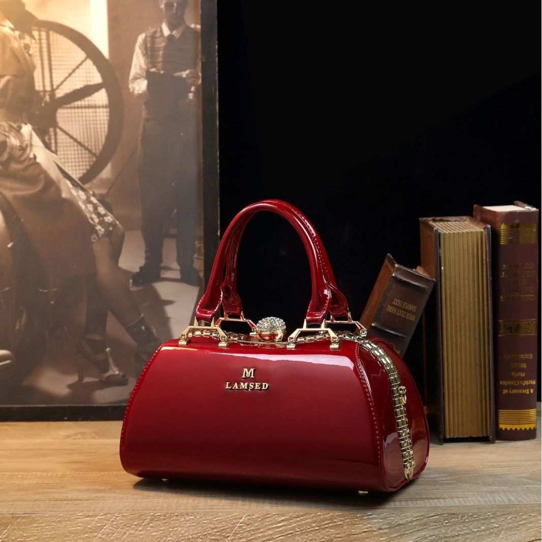 Cross-border foreign trade Women's bag high-end solid color women's bag new European and American fashion shoulder bag