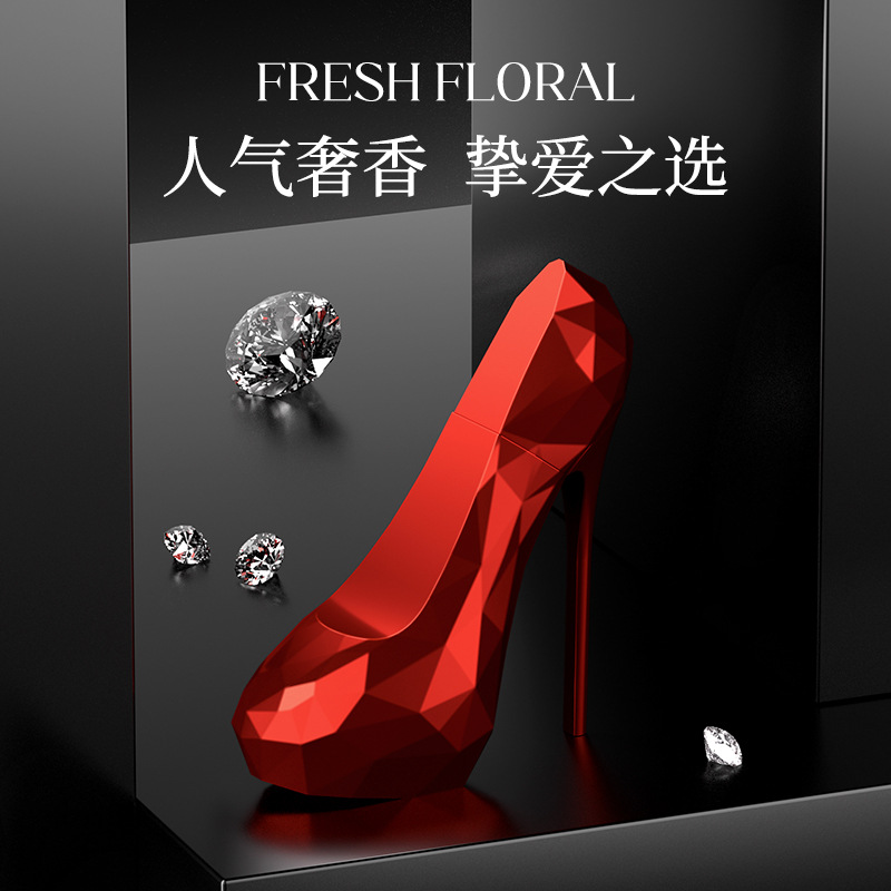 Deou New Ruby high -heeled shoes Women's perfume long perfume high -heeled shoe perfume brand factory wholesale