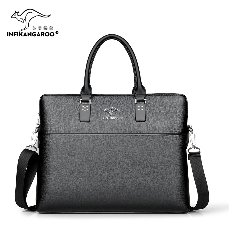 Authentic men's handbag high-end men's bag fashion shoulder bag men's business bag slung briefcase a generation of hair