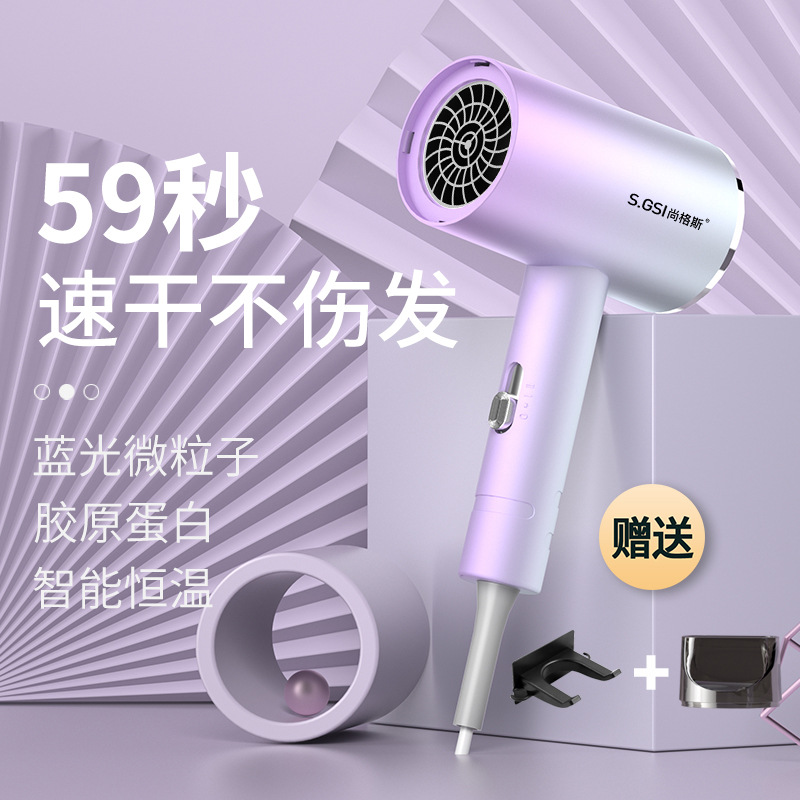 Cross-border 110Vhair dryer hair dryer household dormitory mute hair dryer anion hair dryer gift