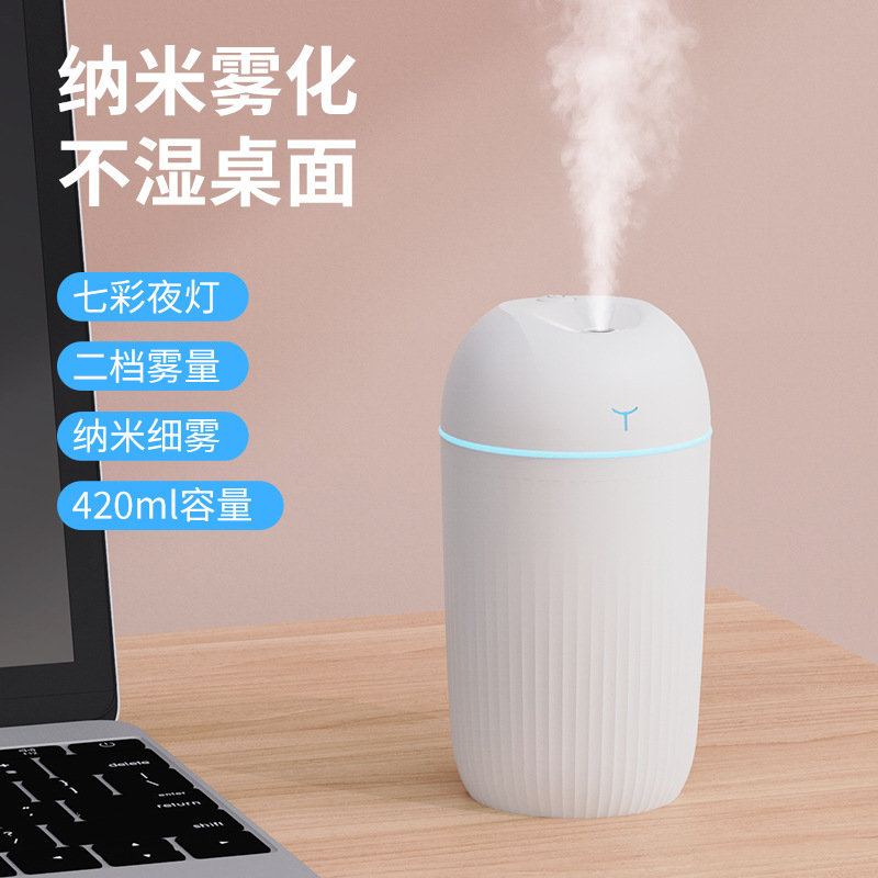 New cross-border large capacity humidifier mini car home desktop small portable water atomizer gift