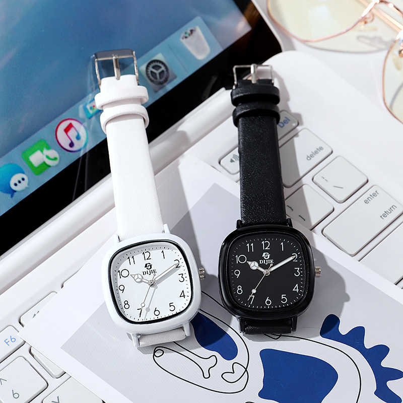 Milk tea color watch ins style high-looking high-value junior and senior high school students exam Women's Mori style fresh niche design