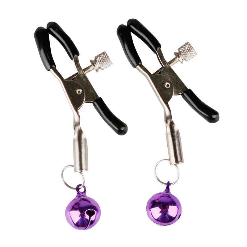 Double bell breast clip passion clip flirting temptation sex products alternative health care products factory direct wholesale