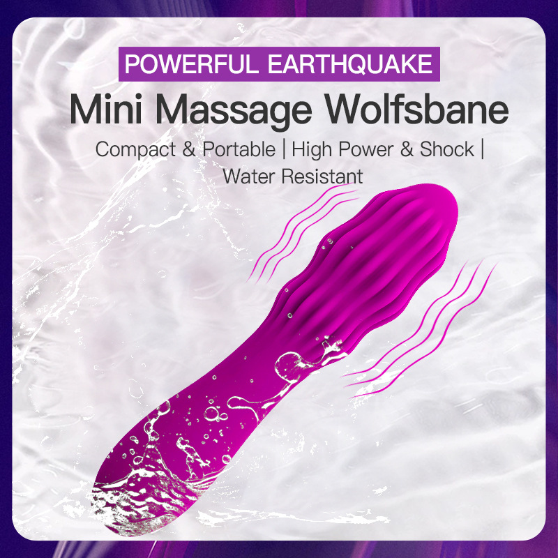 Cross-border sex toys new wolf tooth stick vibrator female Rotating Vibrator adult products sex products factory