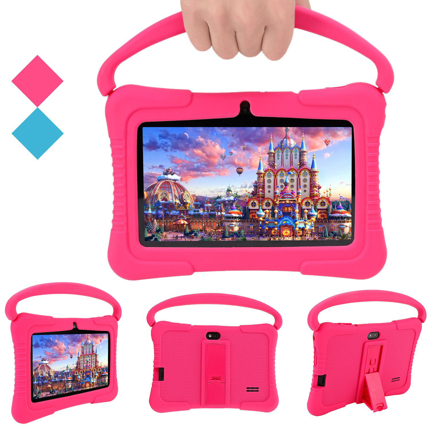 7-inch children's tablet private model Android quad-core WIFI photo learning tutor IPS screen cartoon manufacturers shipped